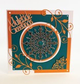 TONIC Tonic, punching and embossing template, snowflake