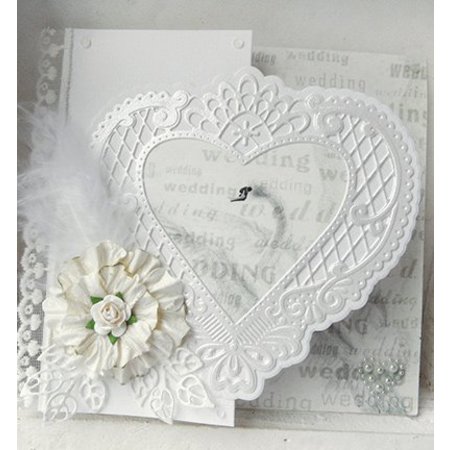 Marianne Design Punching jig, a filigree heart