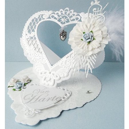 Marianne Design Punching jig, a filigree heart