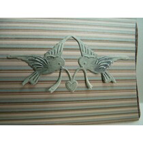 Snijden en embossing stencil, liefde