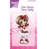 Joy!Crafts und JM Creation Clear Stamps 14 x 18 cm, 2 grote achtergrond, "naaien". - Copy