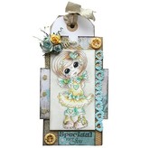 Joy!Crafts und JM Creation Clear Stamps 14 x 18 cm, 2 grote achtergrond, "naaien". - Copy