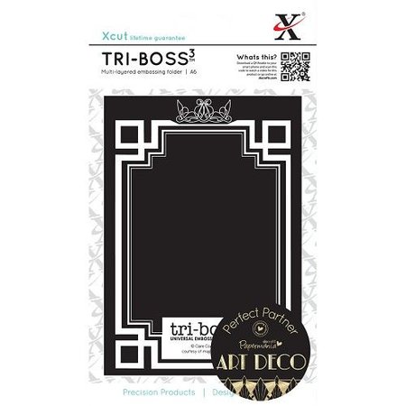 X-Cut / Docrafts Tri-Boss Emboss Folder (A6) - Strictly Party (Butterfly Aperture)