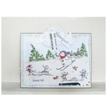 Marianne Design timbre transparent: Snowmen