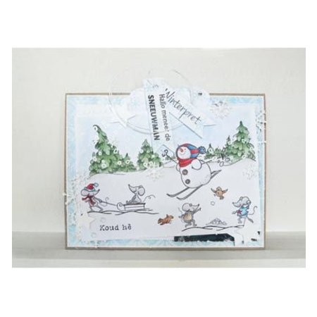 Marianne Design Transparent Stempel: Schneemänner