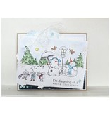 Marianne Design timbre transparent: Snowmen