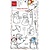 Marianne Design Transparent stamp: Snowmen