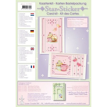 Exlusiv Pegatinas Estrella kaarten compleet kit voor 6 kaarten