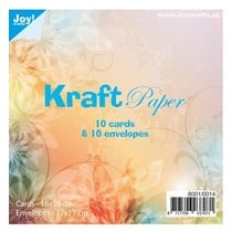 10 carte Kraft + buste