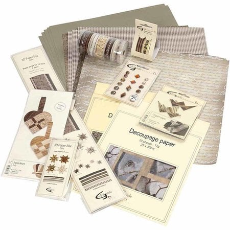 DESIGNER BLÖCKE  / DESIGNER PAPER 50% Kampanje - Set