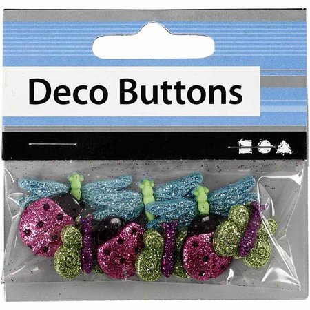 Embellishments / Verzierungen Embossed plastic buttons