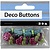 Embellishments / Verzierungen NIEUW: Motif Buttons, 15-30 mm, insecten, 9 stuks.