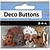 Embellishments / Verzierungen Motif Buttons, 20-25 mm, dogs, 7 pcs.