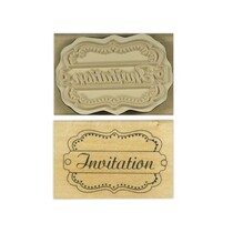 `S Anita - Inglés wood sello en el texto