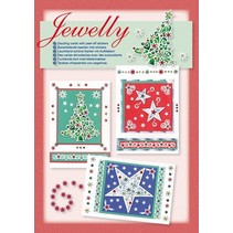 Card Set: set Jewelly Kerstmis