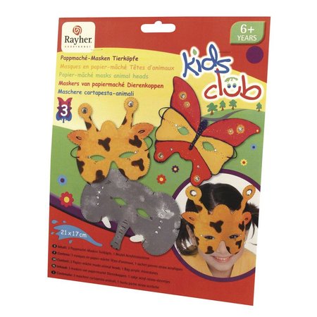 Kinder Bastelsets / Kids Craft Kits ca.21x17 cm, 3 delig, 3 rassen