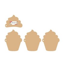 Nederlandse DooBaDoo: MDF mini album Cupcake