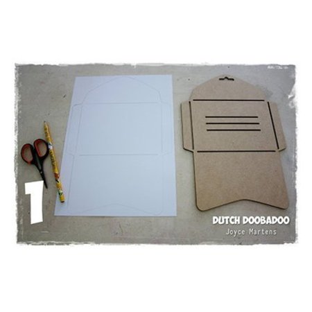 Objekten zum Dekorieren / objects for decorating Nederlandse DooBaDoo: Envelop Template