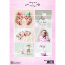 1 Bilderbogen A4: baby lief meisje