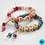 Kinder Bastelsets / Kids Craft Kits Bastelset: 1 bracelet with wooden beads and pearls letters