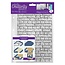Stempel / Stamp: Transparent Transparent frimerker A5: Stones veggen