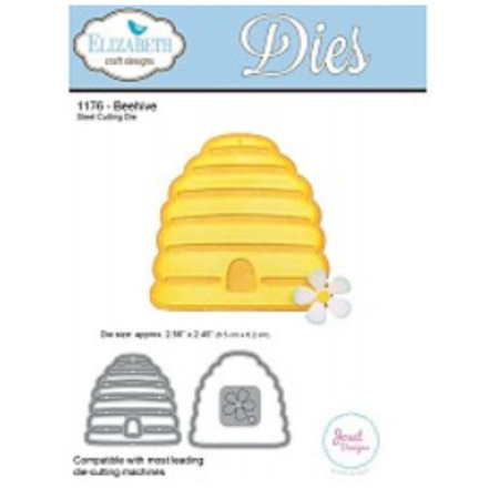 Elisabeth Craft Dies Stamping and embossing template: Beehive wafer