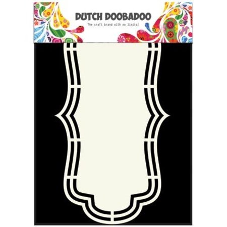 Dutch DooBaDoo A4 Schablone: Shape Art Label