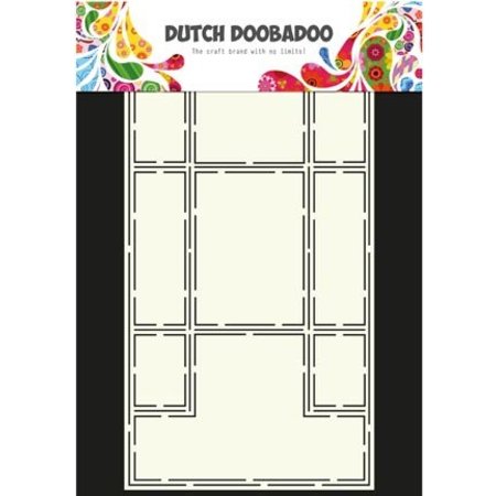 Dutch DooBaDoo A4 Schablone: Card Art Trifold