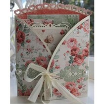 Modèle A4: Carte d'art Triptyque