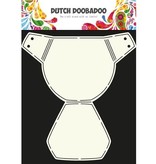 Dutch DooBaDoo Template A4: Tipo de cartão do bebê