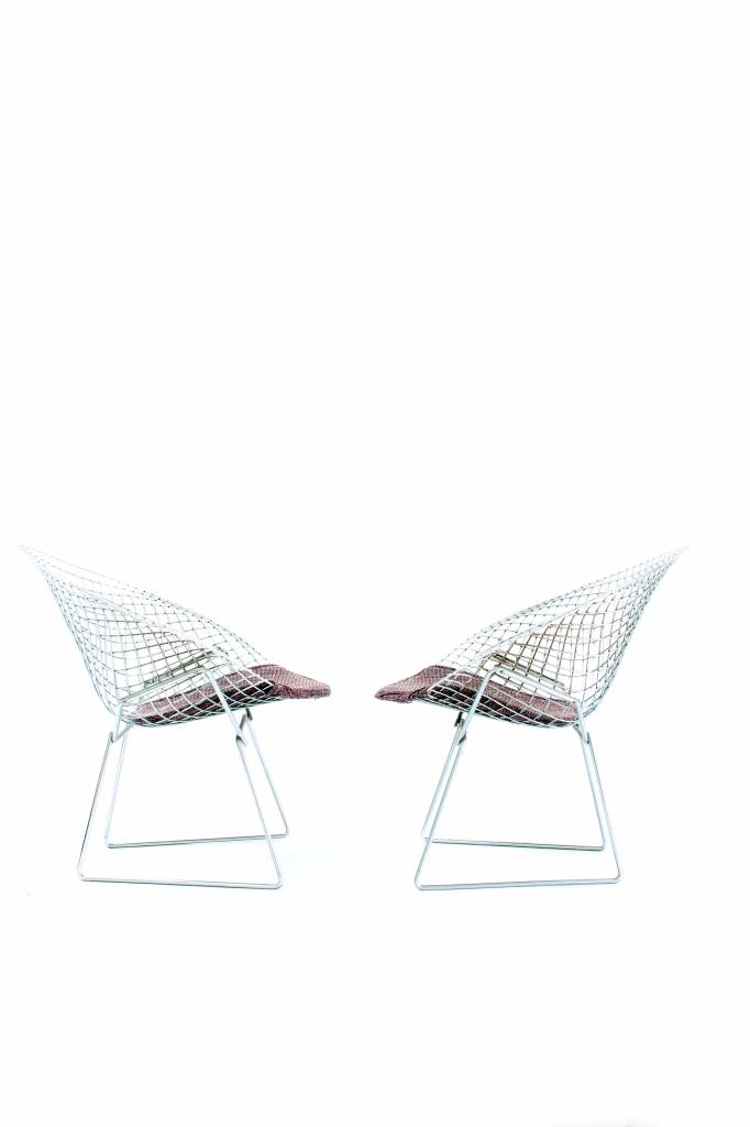 KNOLL DIAMOND CHAIR DOOR HARRY BERTOIA