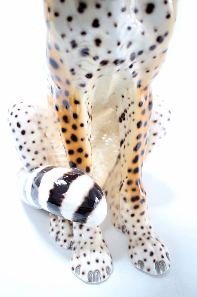 Ceramic leopard