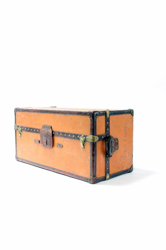 Old Louis Vuitton travel suitcase