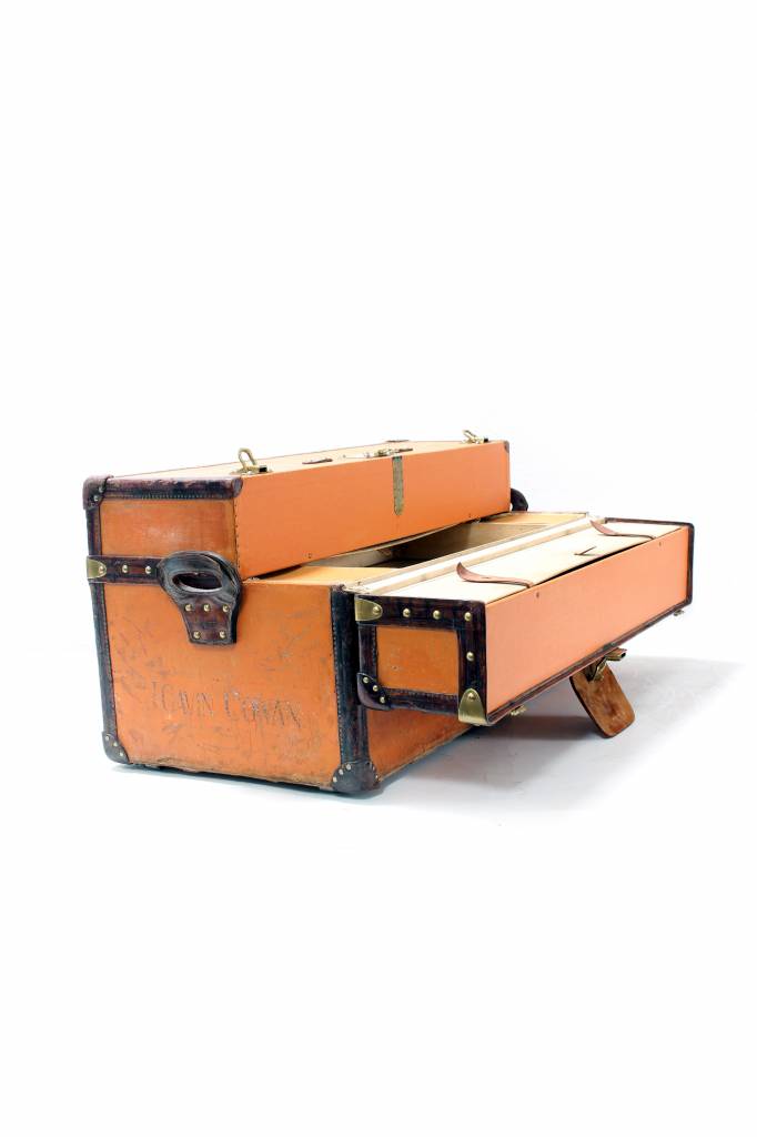 Old Louis Vuitton travel suitcase