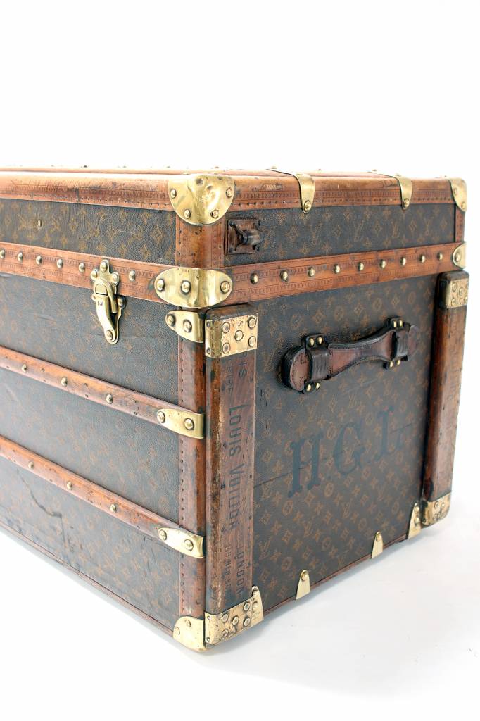 Old Louis Vuitton travel suitcase 1920