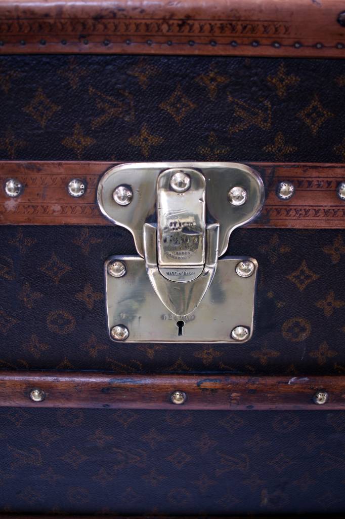 Old Louis Vuitton travel suitcase 1920