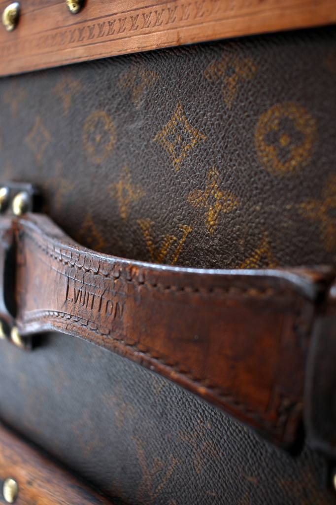 Old Louis Vuitton travel suitcase 1920