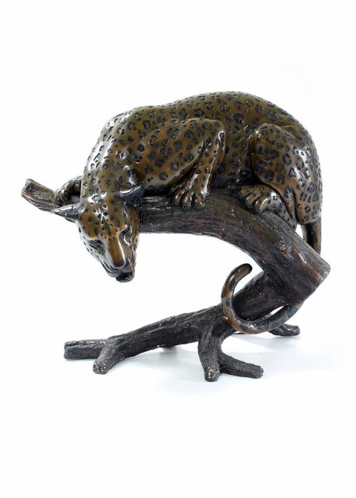 XXL bronzen luipaard