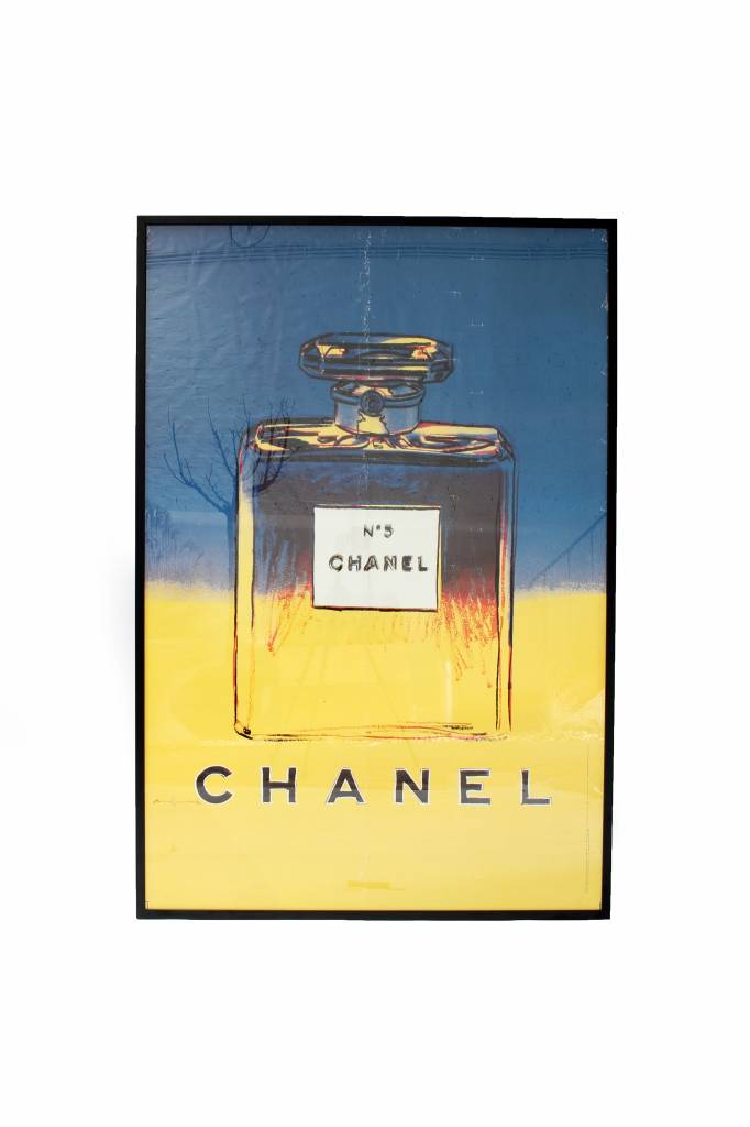 Andy Warhol XXL-poster voor Chanel 1997 Fine Art New York
