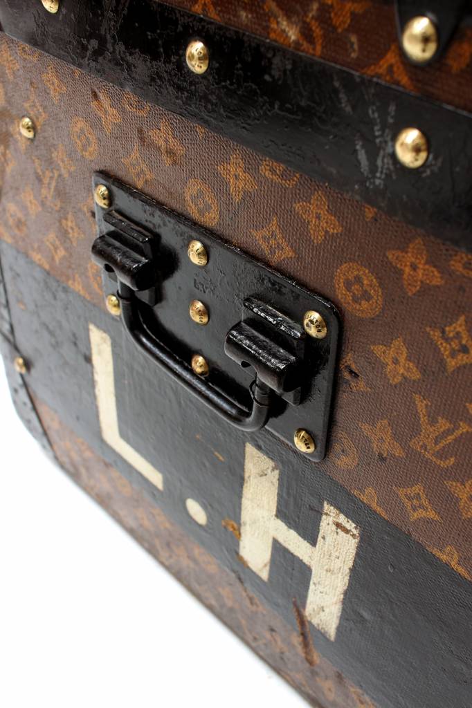 Rare antique travel suitcase Louis Vuitton circa 1898