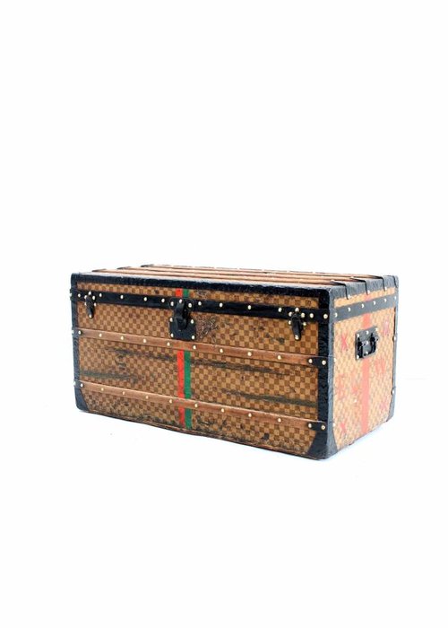 Louis Vuitton suitcase painted monogram XXL - THE HOUSE OF WAUW