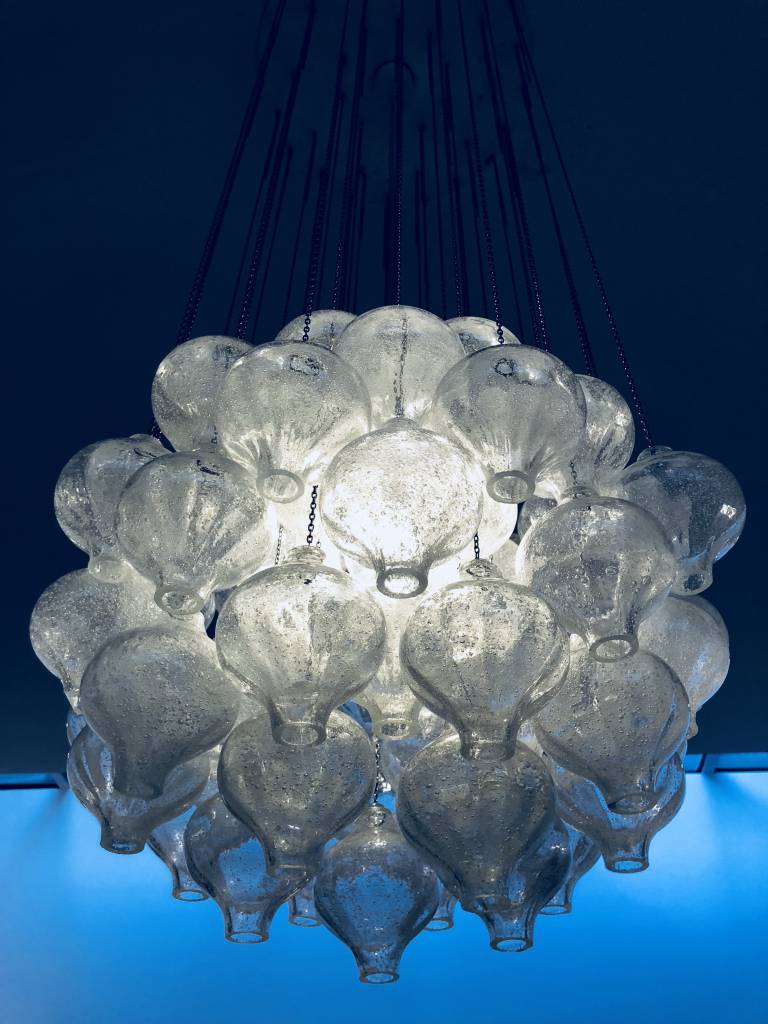 Vintage Tulipan chandelier by JT Kalmar for Franken