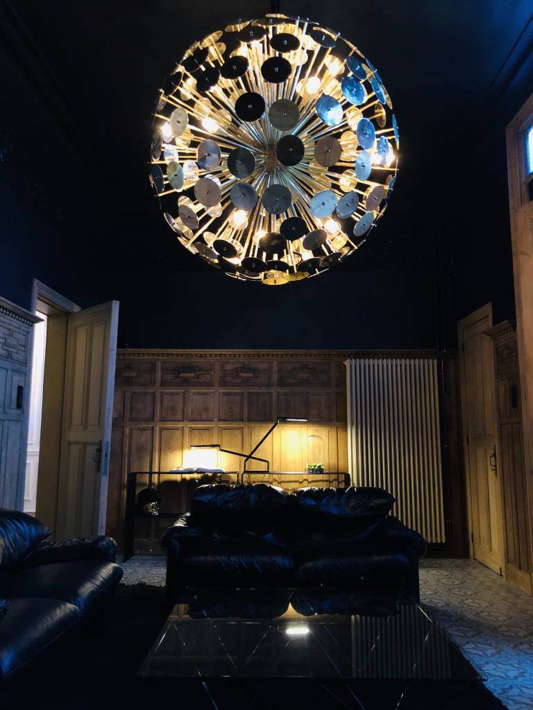 XXL Chandelier in brass