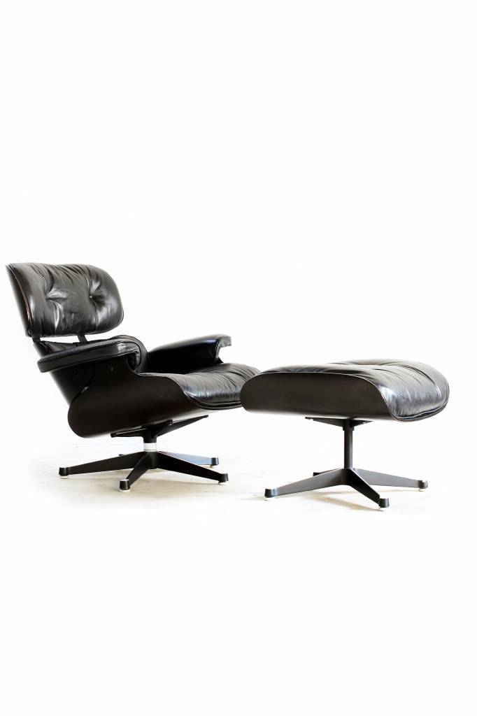 Vintage Charles Eames Lounge chair voor Mobilier International