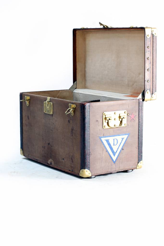 Vintage Louis Vuitton suitcase for shoes