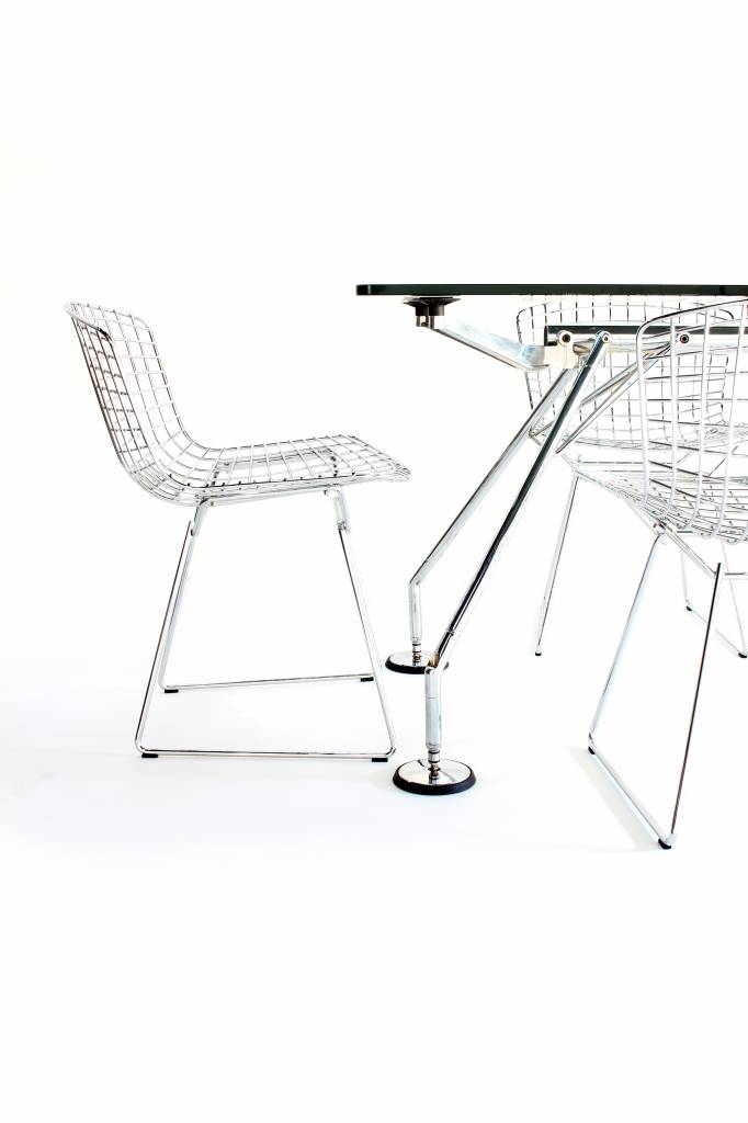 Harry Bertoia Knoll chairs chrome