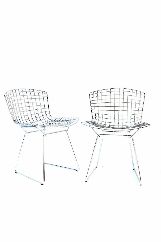 Harry Bertoia Knoll chairs chrome