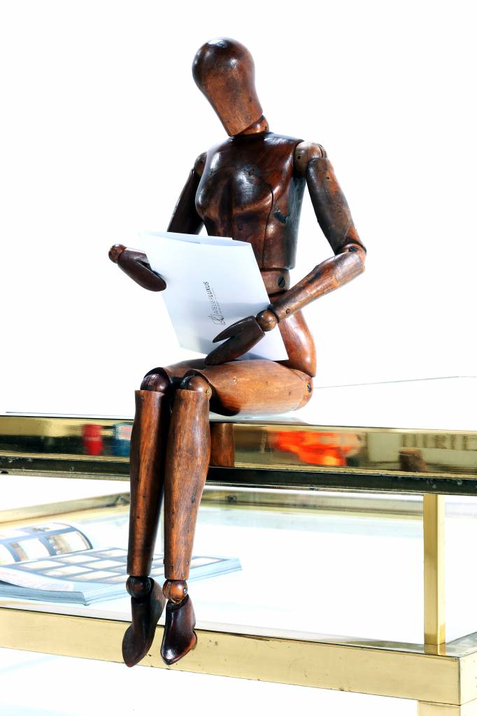 Antique artist model "lay figure" Belgium