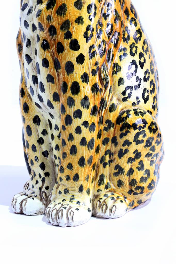 porcelain leopard 1960's