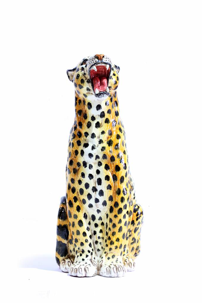 porcelain leopard 1960's